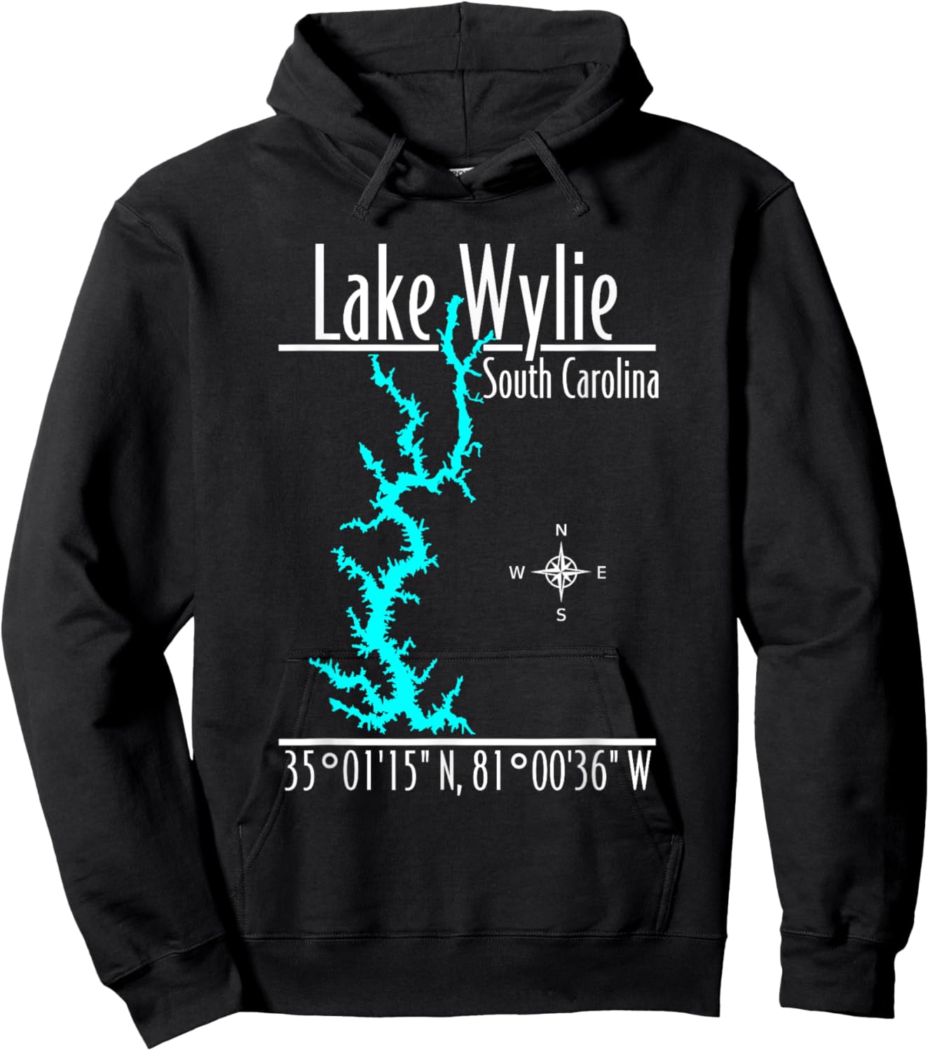 Lake Wylie - South Carolina Hoodie - Hoodie | Black