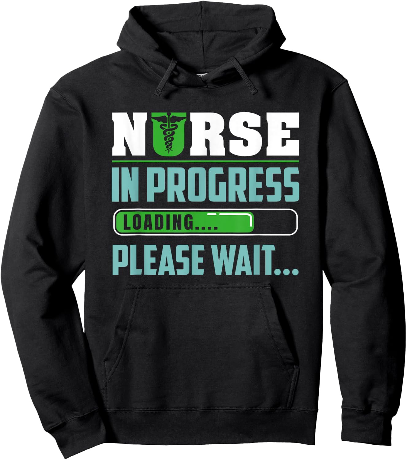 Cute Nursing Student Humor | Funny Future Nurse Saying Hoodie - Hoodie | Black