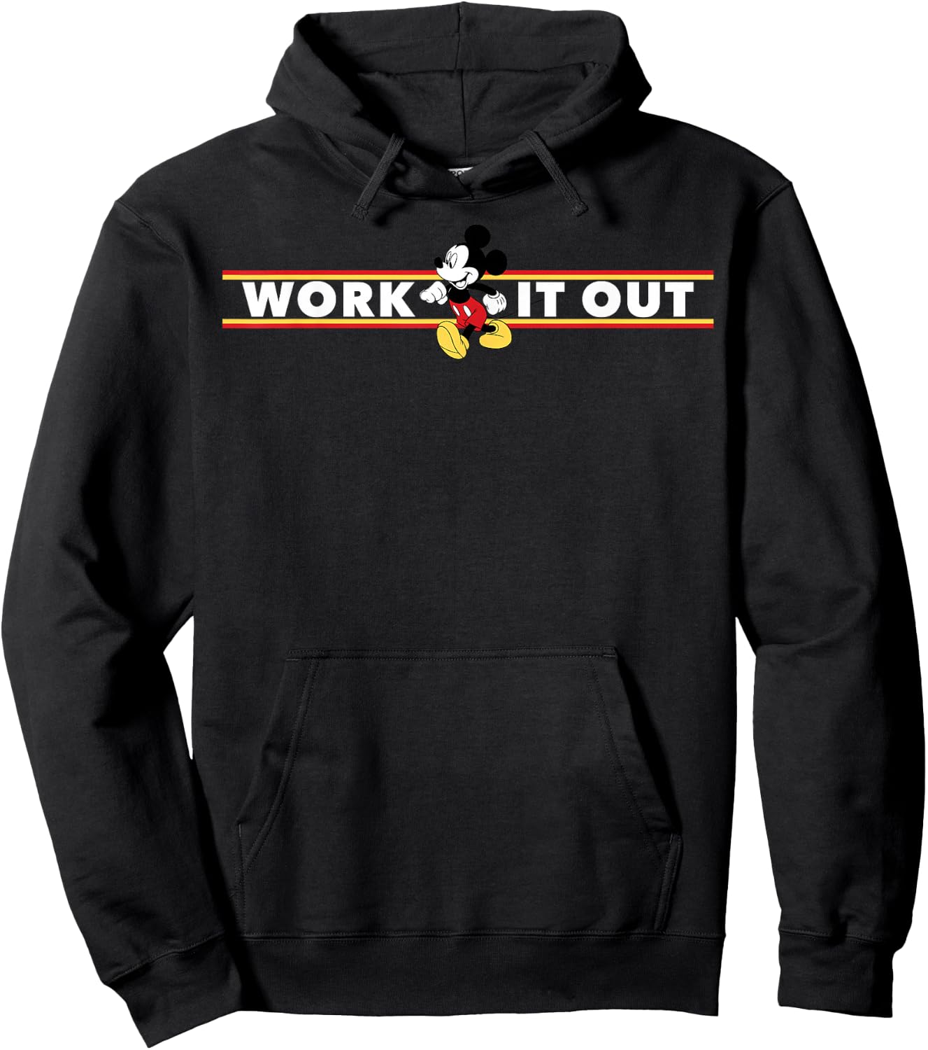 Disney Mickey Mouse Work It Out Hoodie - Hoodie | Black