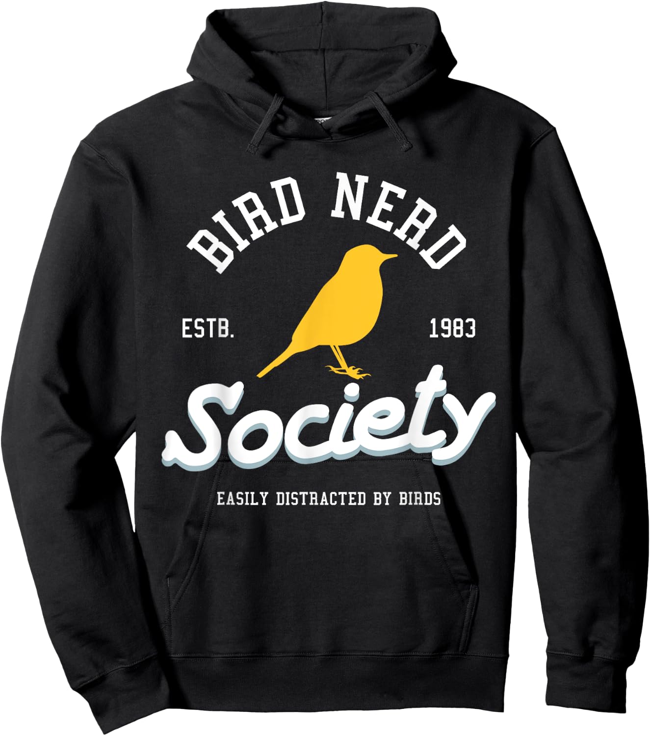 Bird Nerd Bird Watching T Shirts & Apparel Bi Hoodie - Hoodie | Black