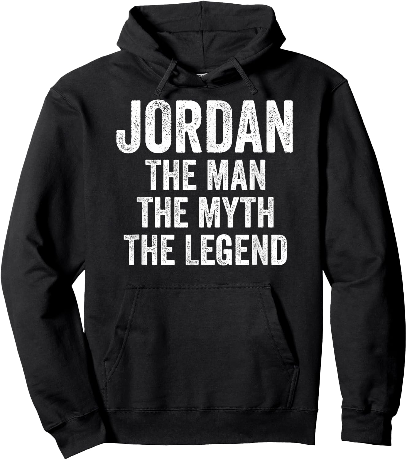 Jordan The Man The Myth The Legend Shirt First Name Jordan Hoodie - Hoodie | Black