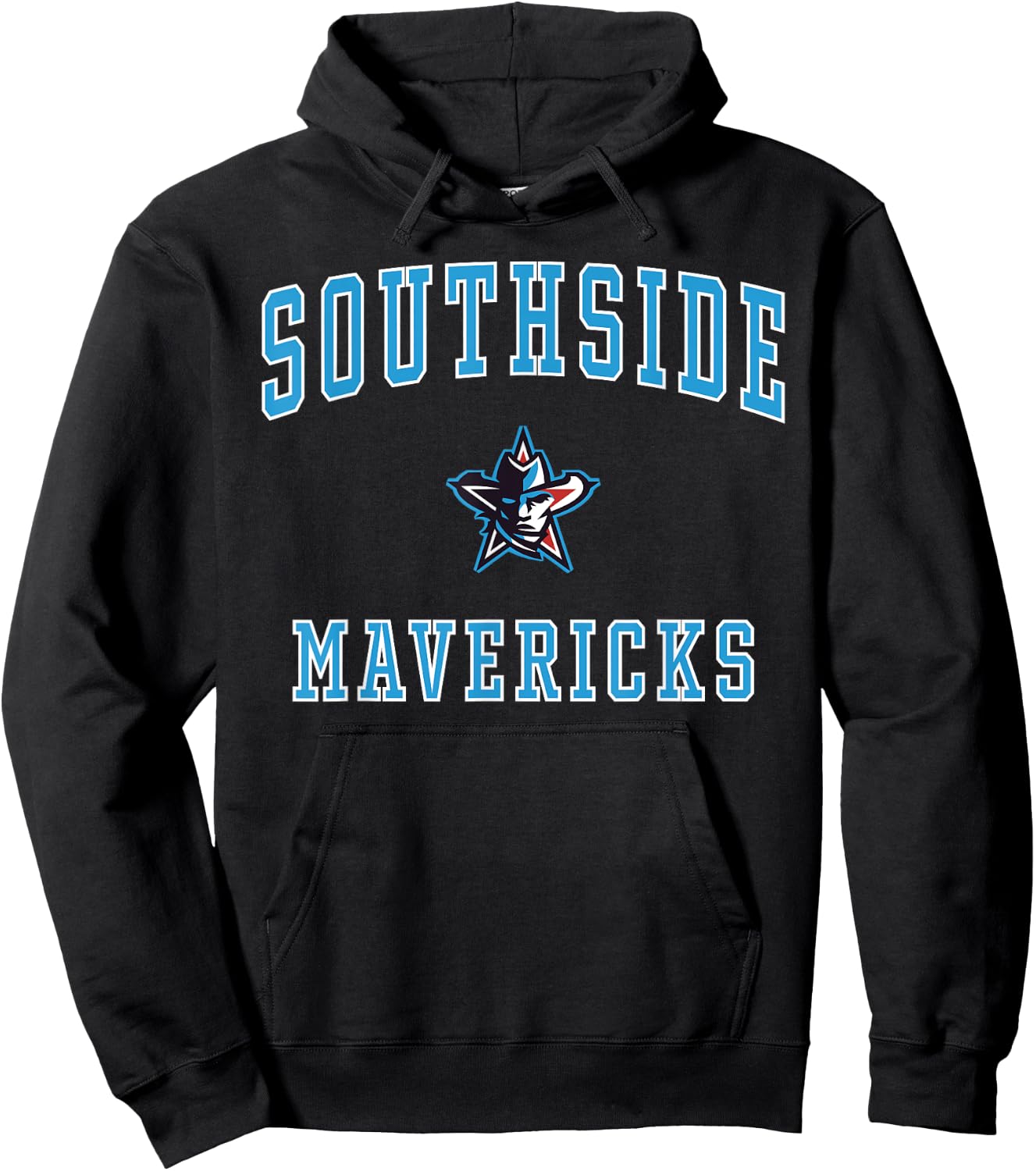 Southside High School Blue Mavericks Hoodie - Hoodie | Black