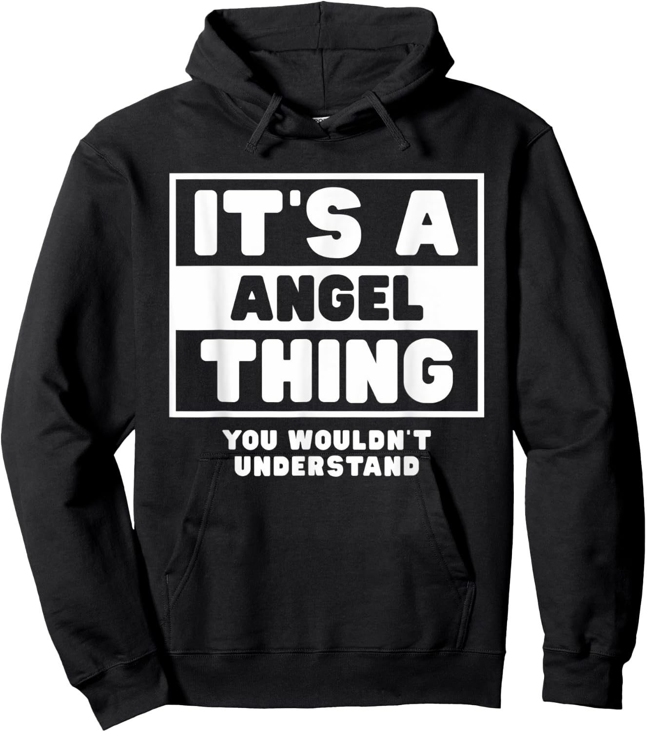 It's A Angel Thing You Wouldn't Understand Angel Name Hoodie - Hoodie | Black