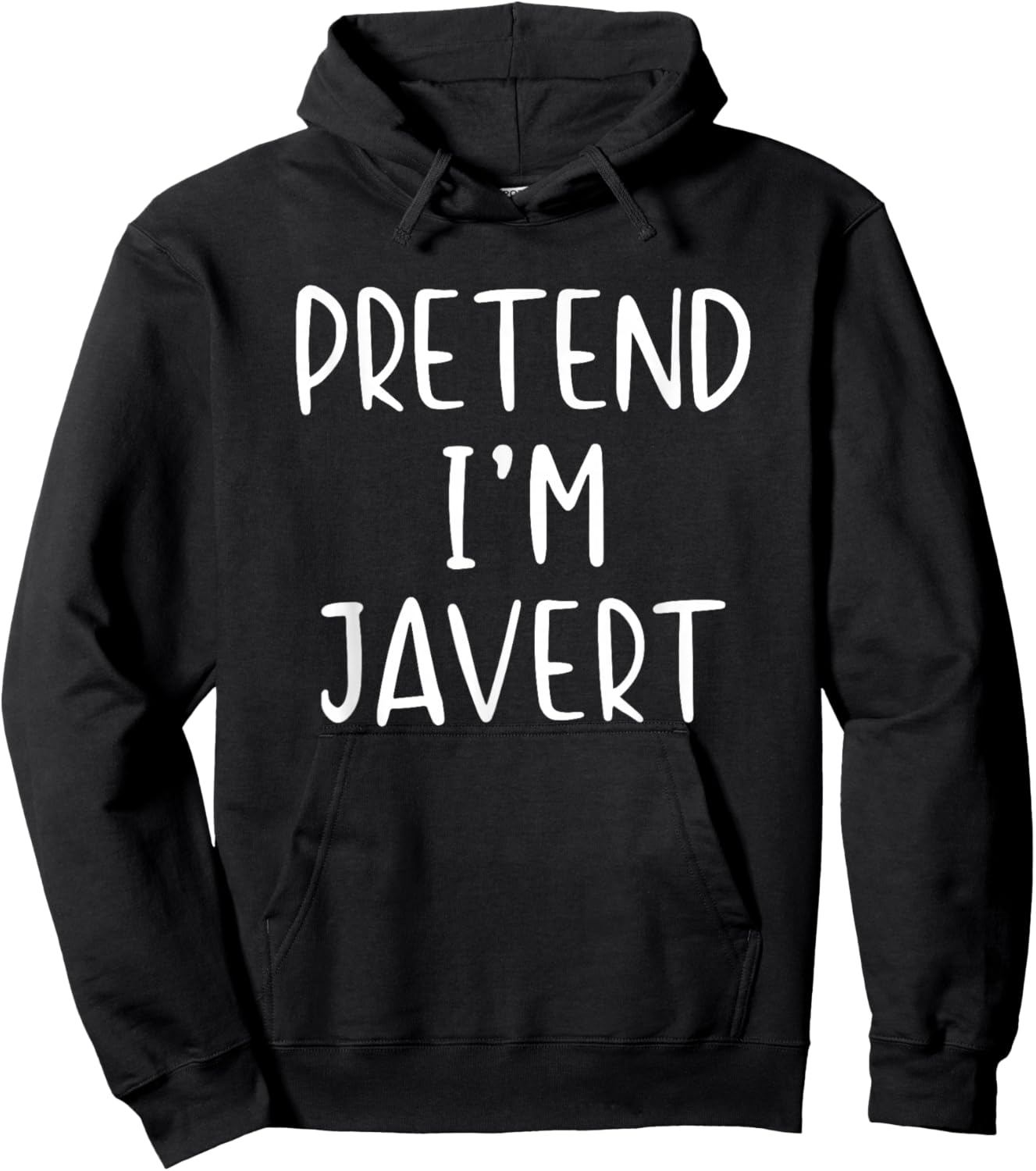 Pretend I'm Javert Costume Halloween Funny Simple Adult Kid Hoodie - Hoodie | Black