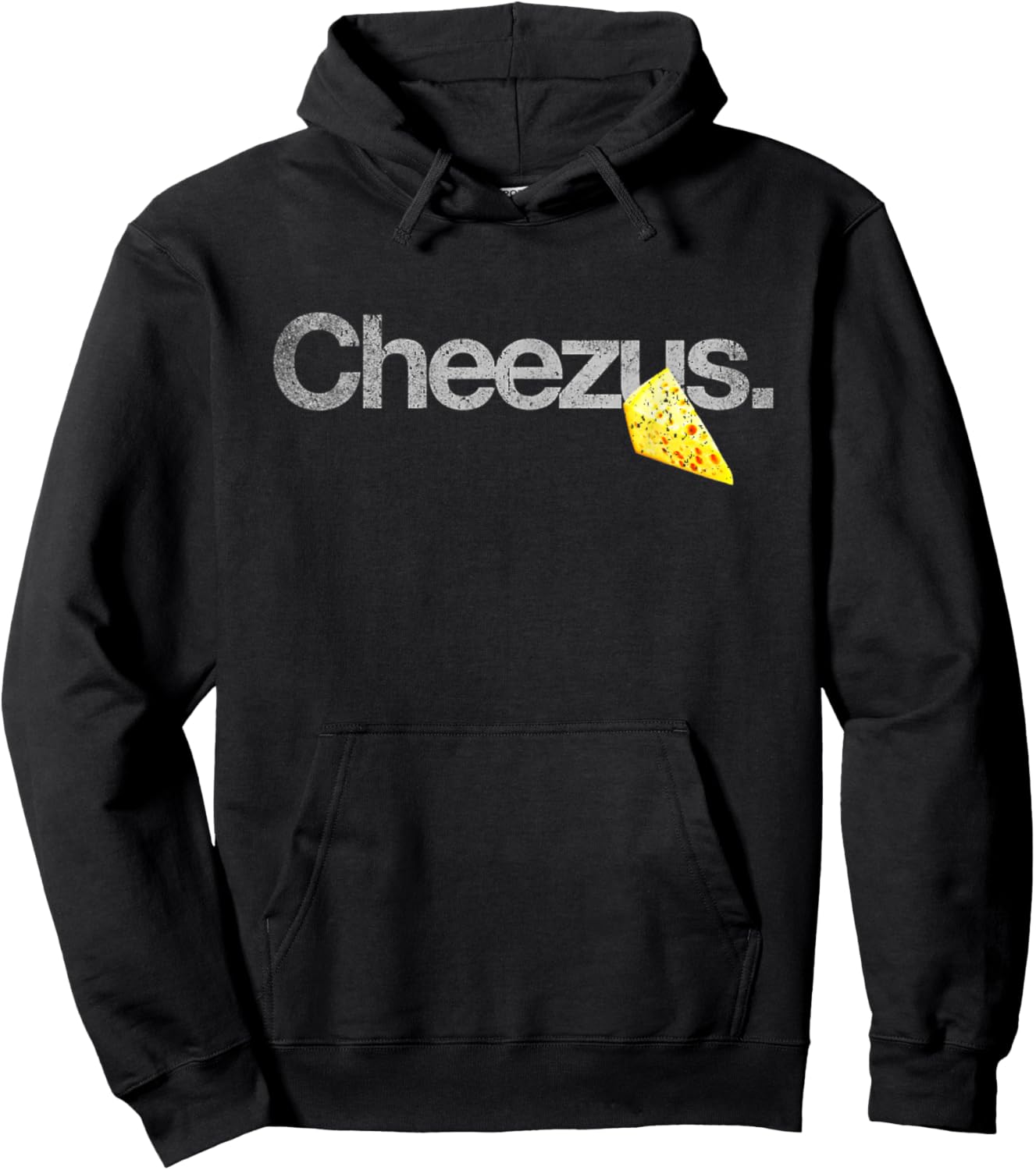 Cheesus Cheesus Funny Saying Jesus Joke Hoodie - Hoodie | Black