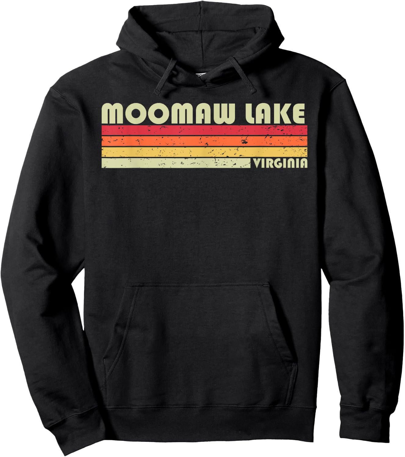 MOOMAW LAKE VIRGINIA Funny Fishing Camping Summer Gift Hoodie - Hoodie | Black