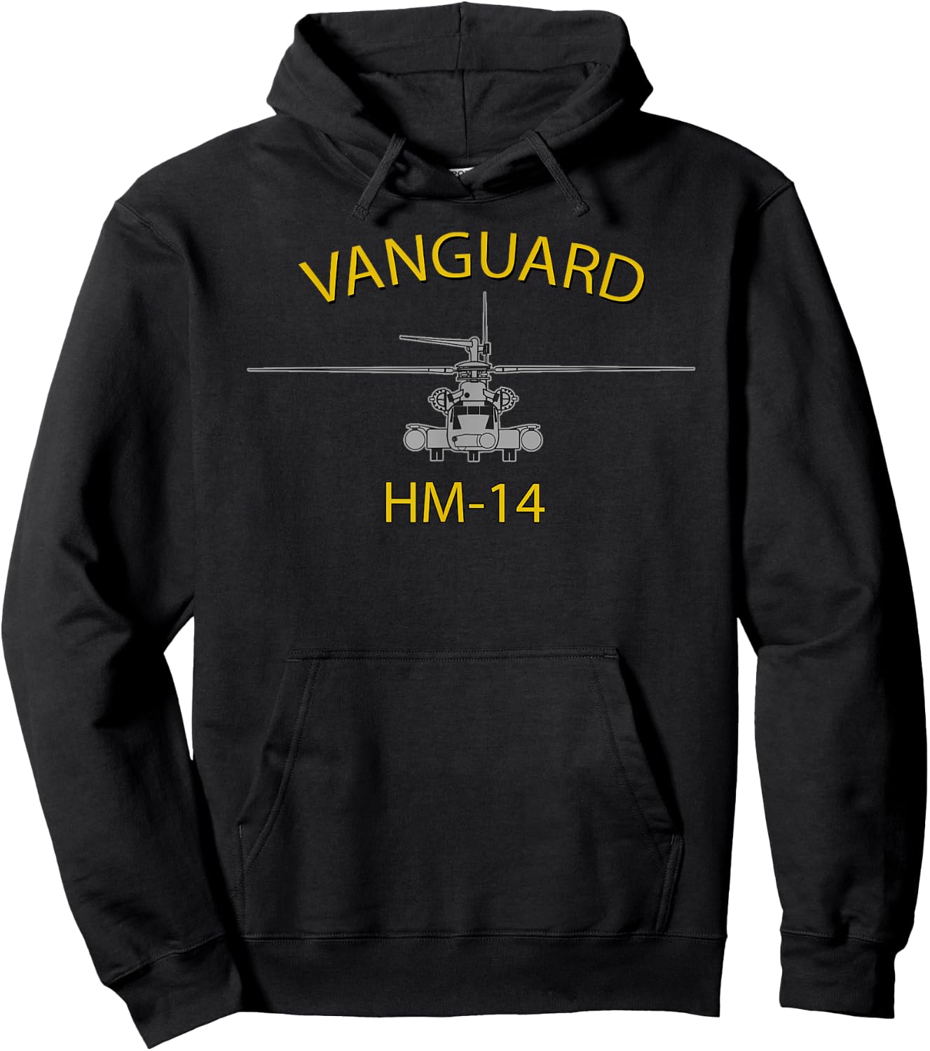 HM-14 Vanguard MH-53 Helicopter Squadron Hoodie - Hoodie | Black