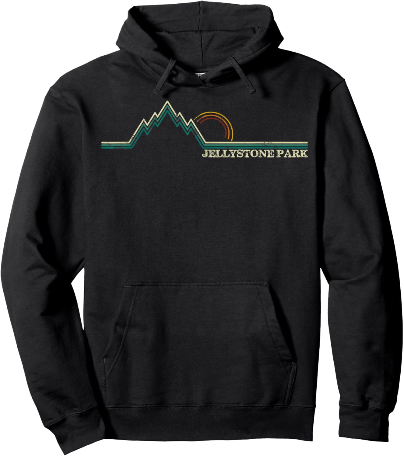 Jellystone National Park Retro Camping , Small, Black Hoodie - Hoodie | Black