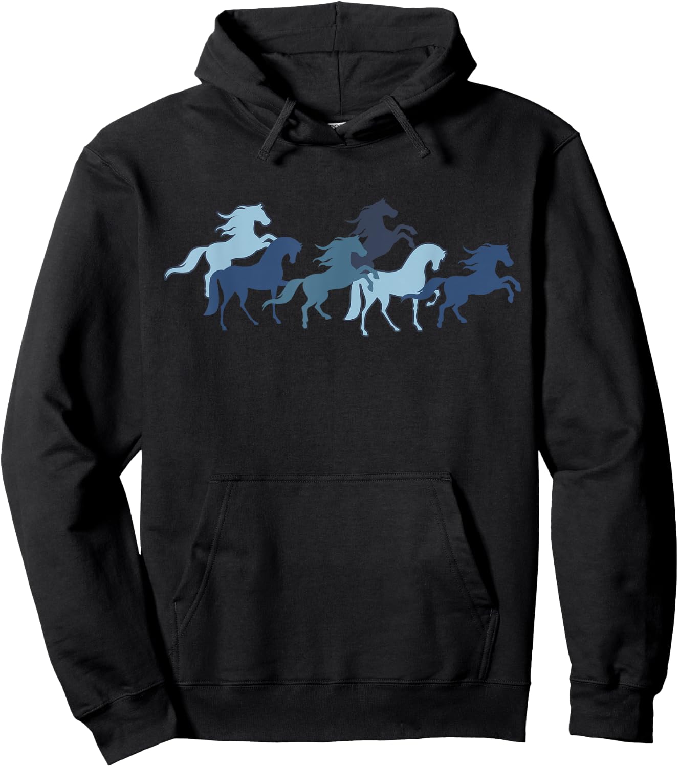 DreamWorks Spirit Riding Free Running Horses Hoodie - Hoodie | Black