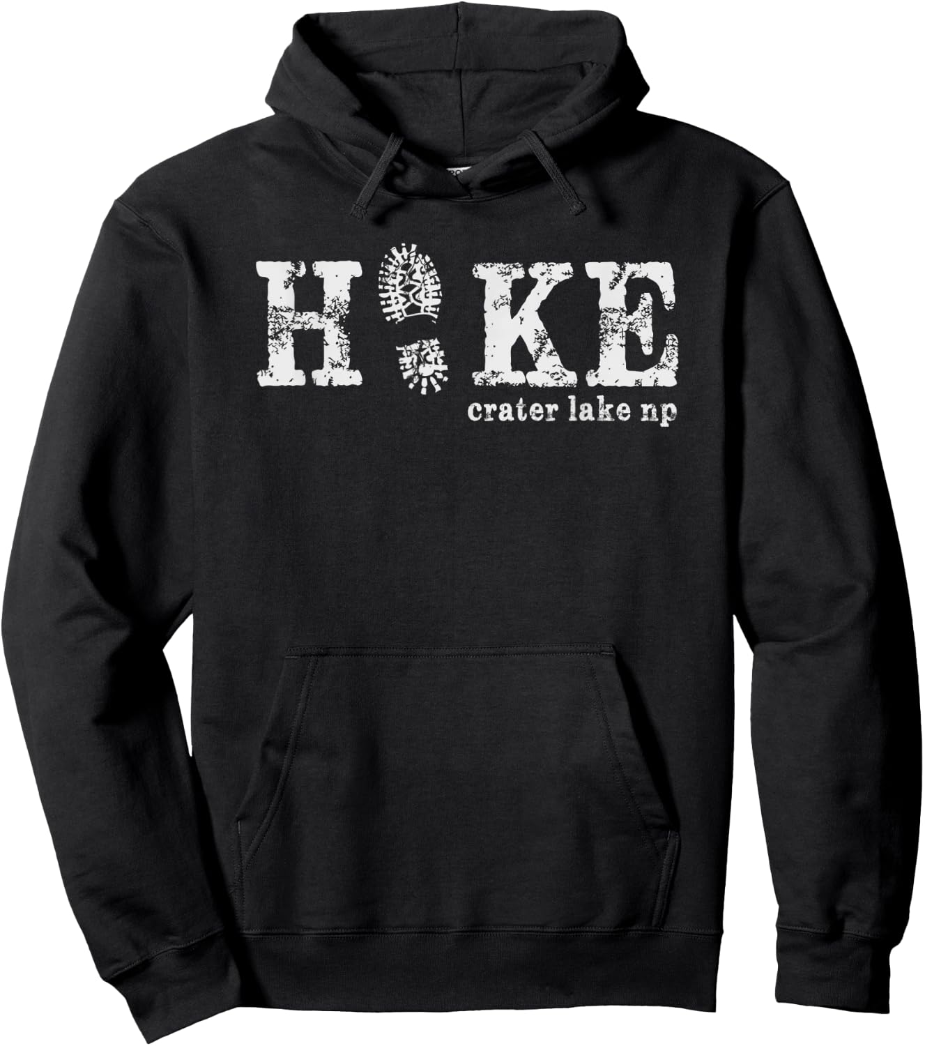 Hike Crater Lake National Park Hoodie - Hoodie | Black