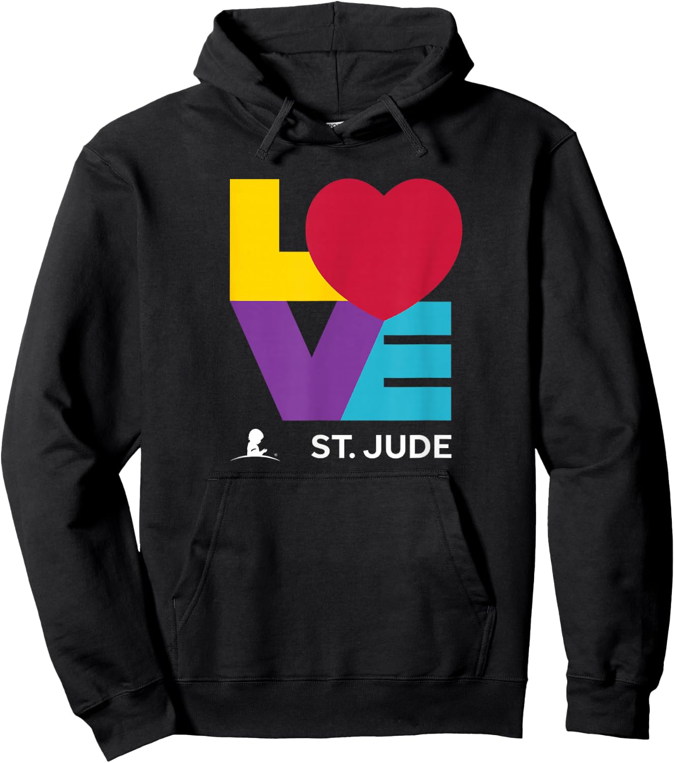 St. Jude Children's Research Hospital LOVE Hoodie - Hoodie | Black