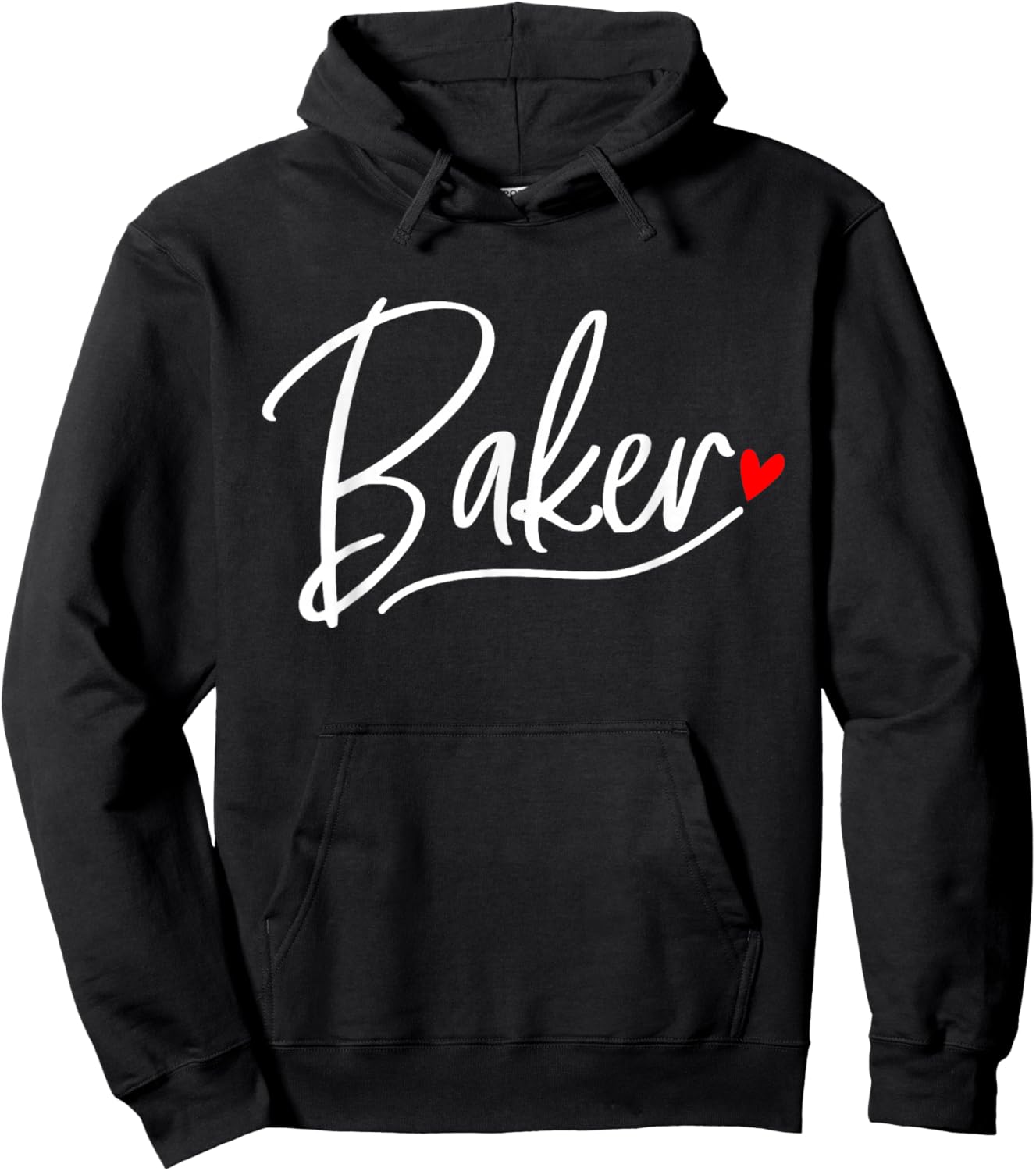 Baker Baking Heart Gift Hoodie - Hoodie | Black