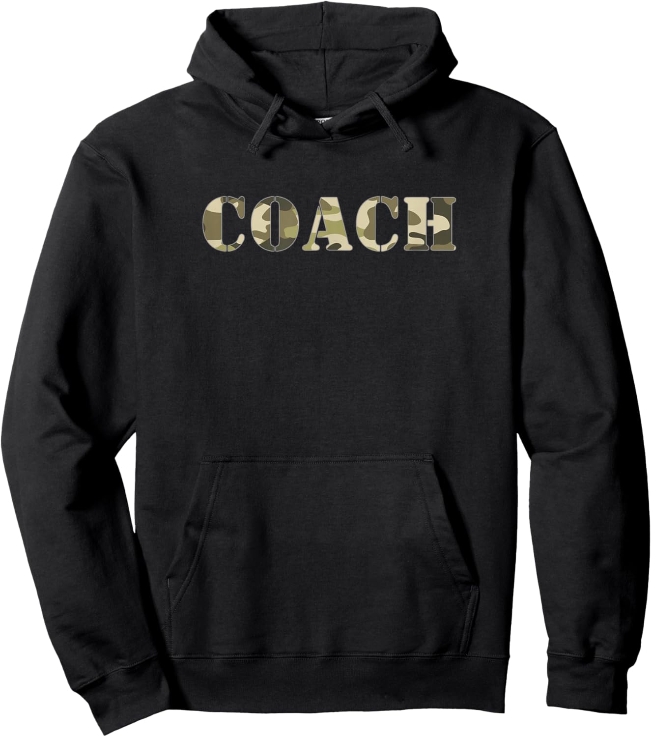 Coach Camo Army Hoodie - Hoodie | Black