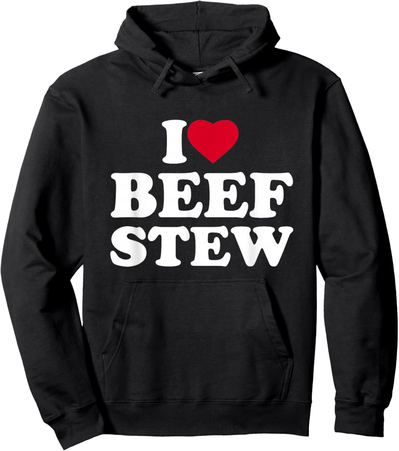 I Love Beef Stew I Heart Beef Stew Lover Hoodie - Hoodie | Black