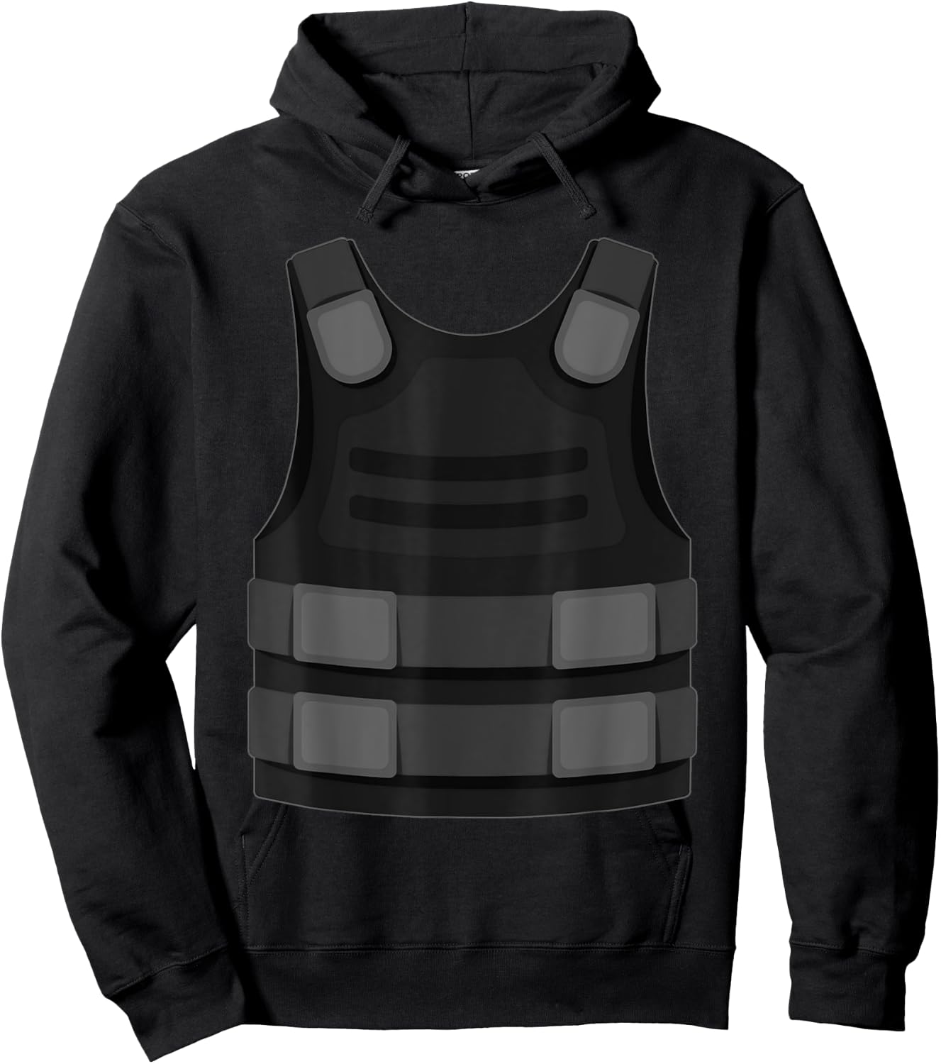 Bulletproof Vest Halloween Costume Shirt Gamer Gaming Hoodie - Hoodie | Black