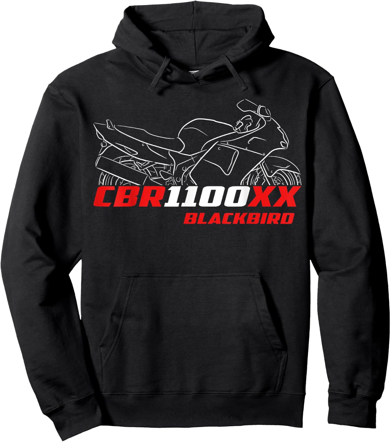 CBR1100XX Blackbird 1996–2007 for Riders, Motorcycle Hoodie - Hoodie | Black