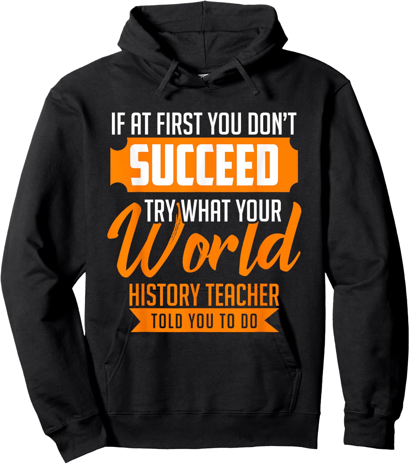 History Professor Student Teacher Gift World History Hoodie - Hoodie | Black