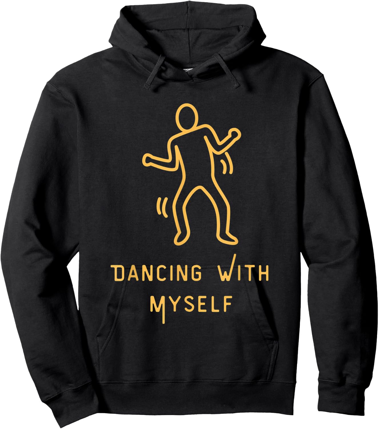 Funny 1980s Dancing With Myself Shirt Hoodie - Hoodie | Black