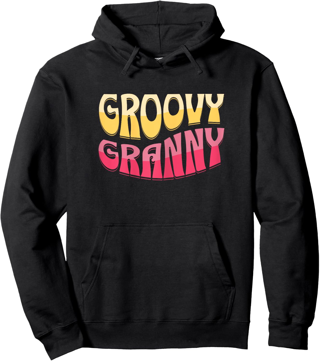 Groovy Granny Shirt 70s Outfits Retro Hoodie - Hoodie | Black