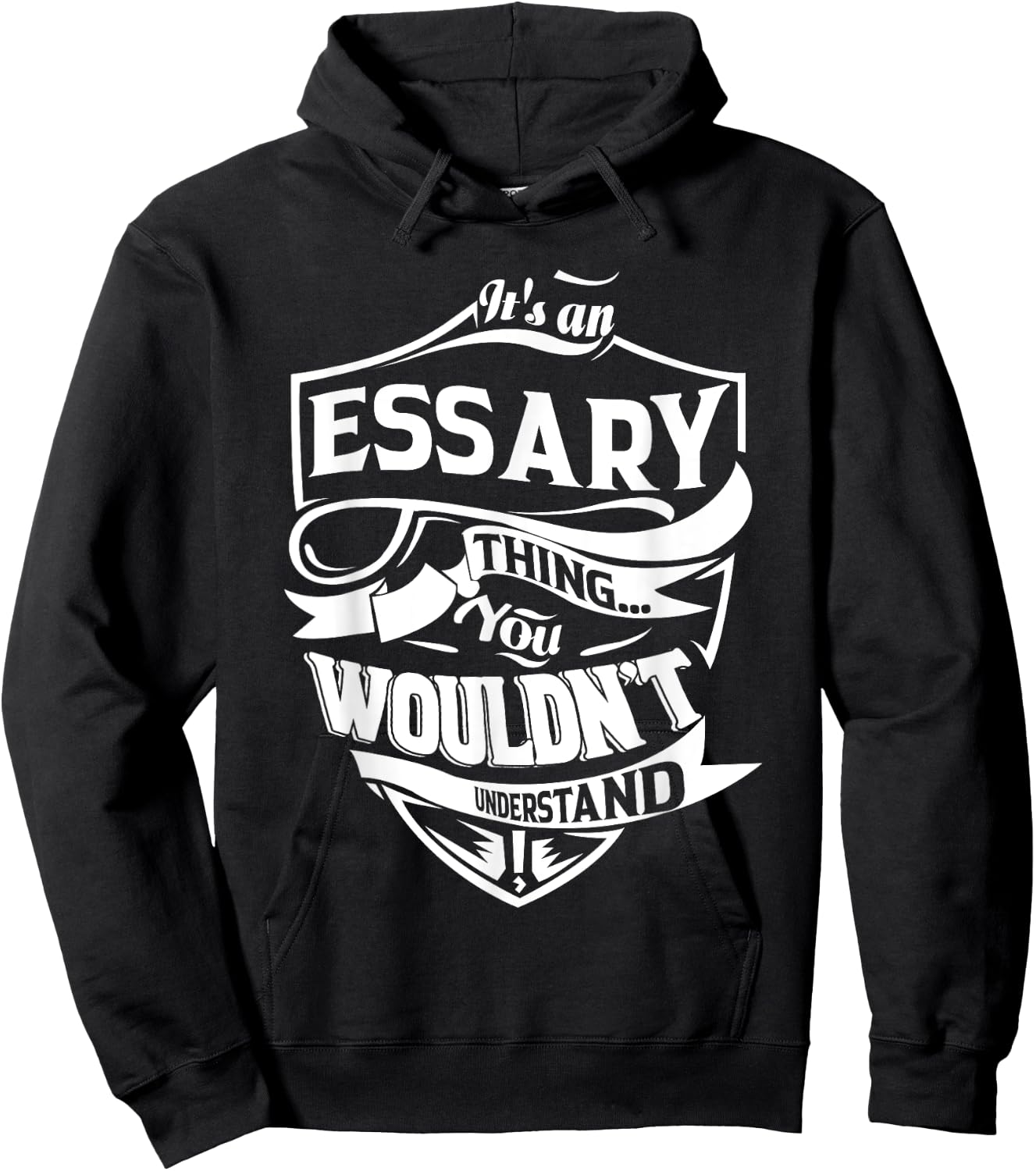 It's an ESSARY Thing Gifts Hoodie - Hoodie | Black