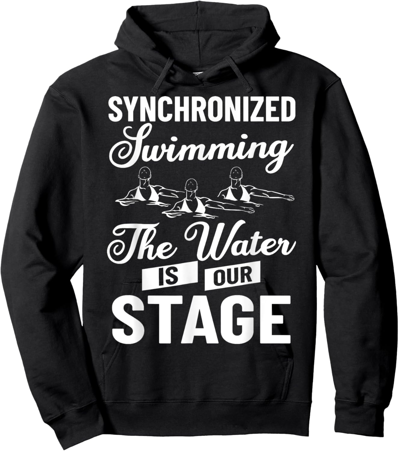 Synchronized Swimming Artistic Swimming Synchronized Swimmer Hoodie - Hoodie | Black