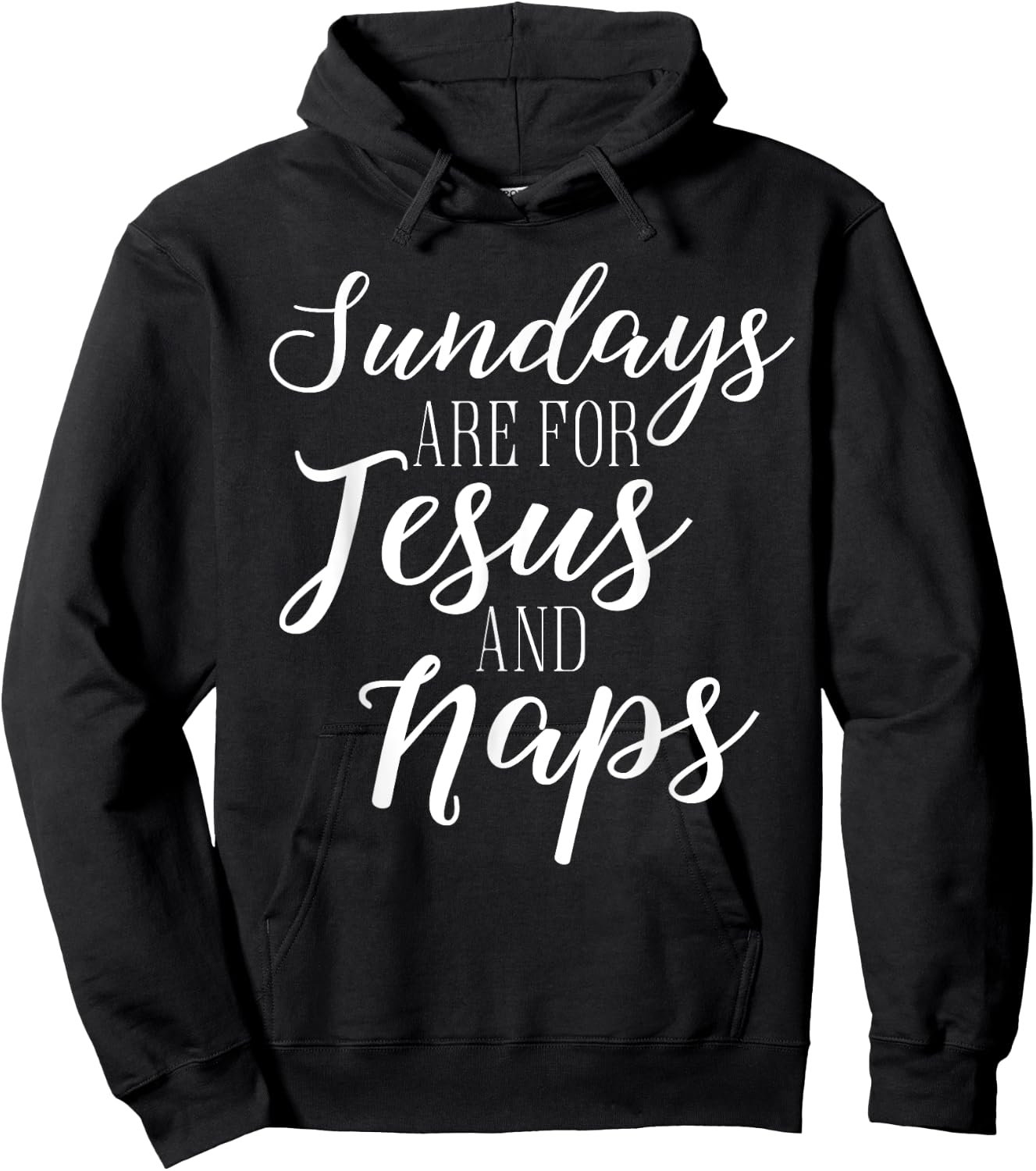 Sundays are for Jesus and Naps Shirt Cute Fall Hoodie - Hoodie | Black