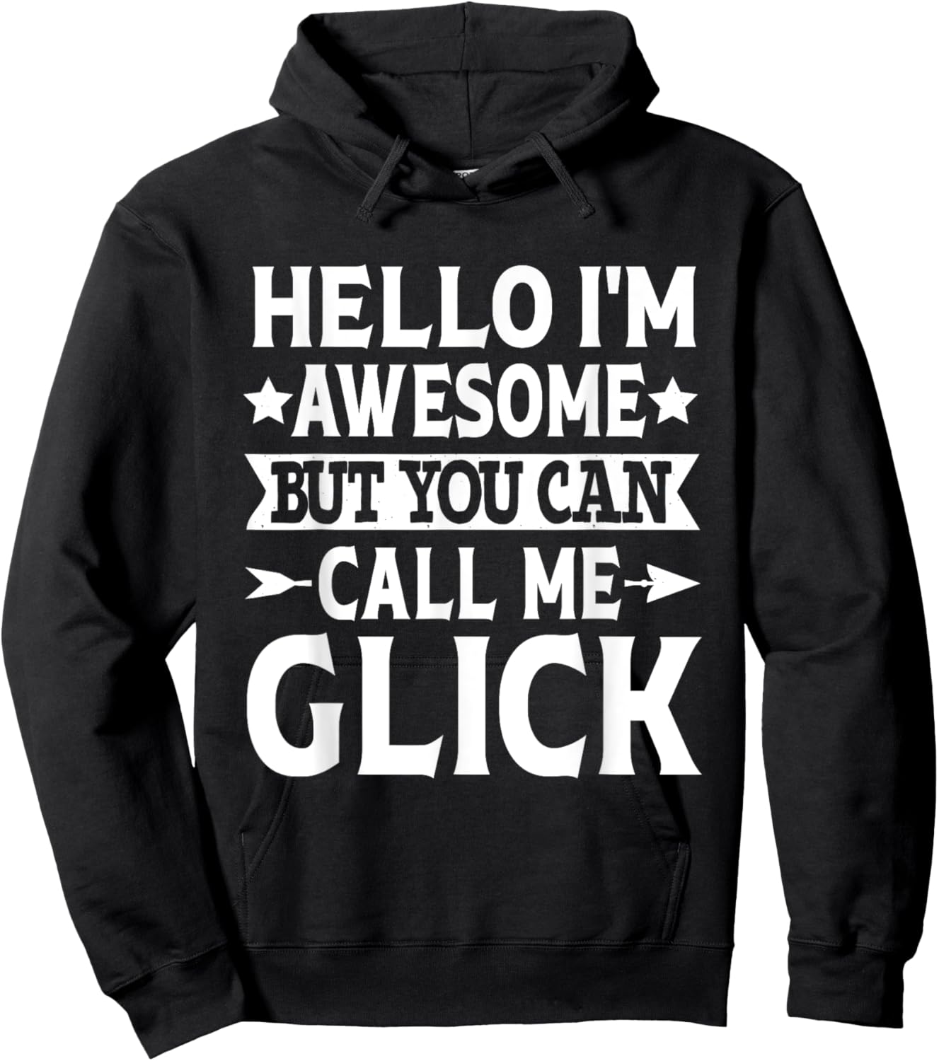 Glick Surname Call Me Glick Family Team Last Name Glick Hoodie - Hoodie | Black