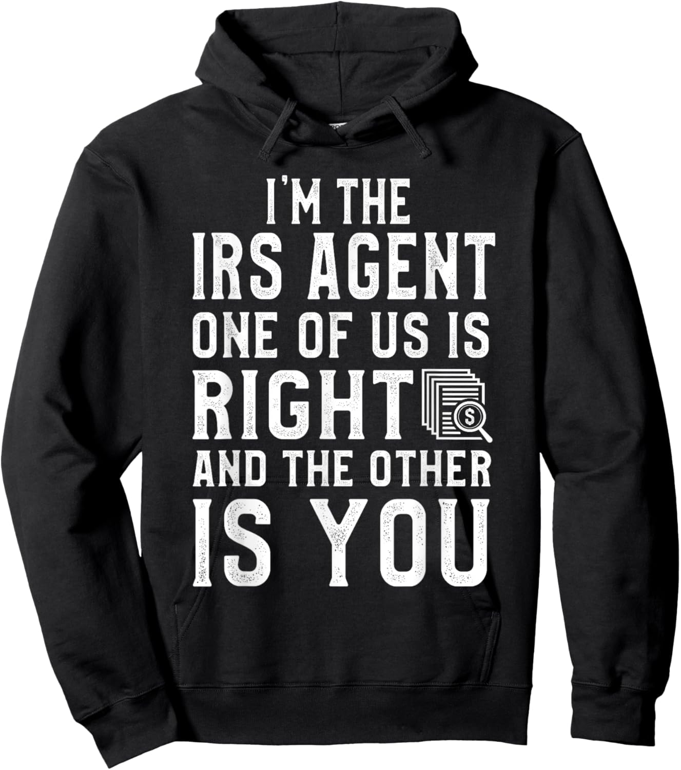 Funny IRS Special Agent Hoodie - Hoodie | Black
