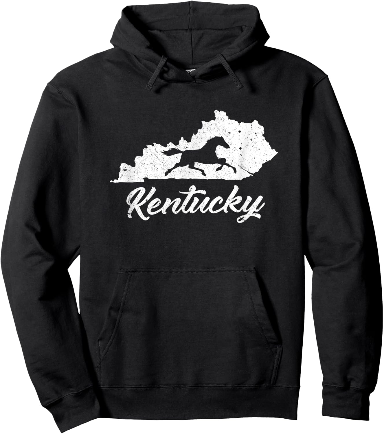 Kentucky Horse Park T Shirt I Map State Horse Racing Hoodie - Hoodie | Black