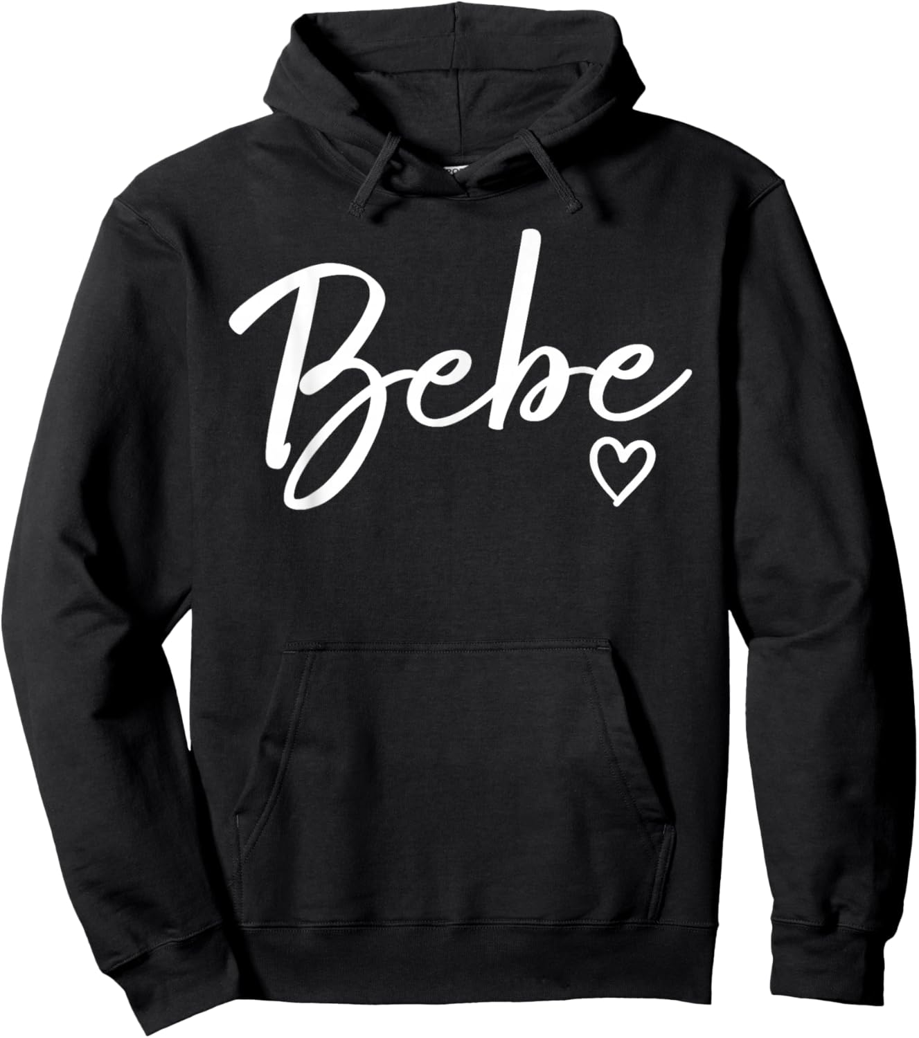 Bebe Gifts Grandma Heart Mother's Day Bebe Hoodie - Hoodie | Black
