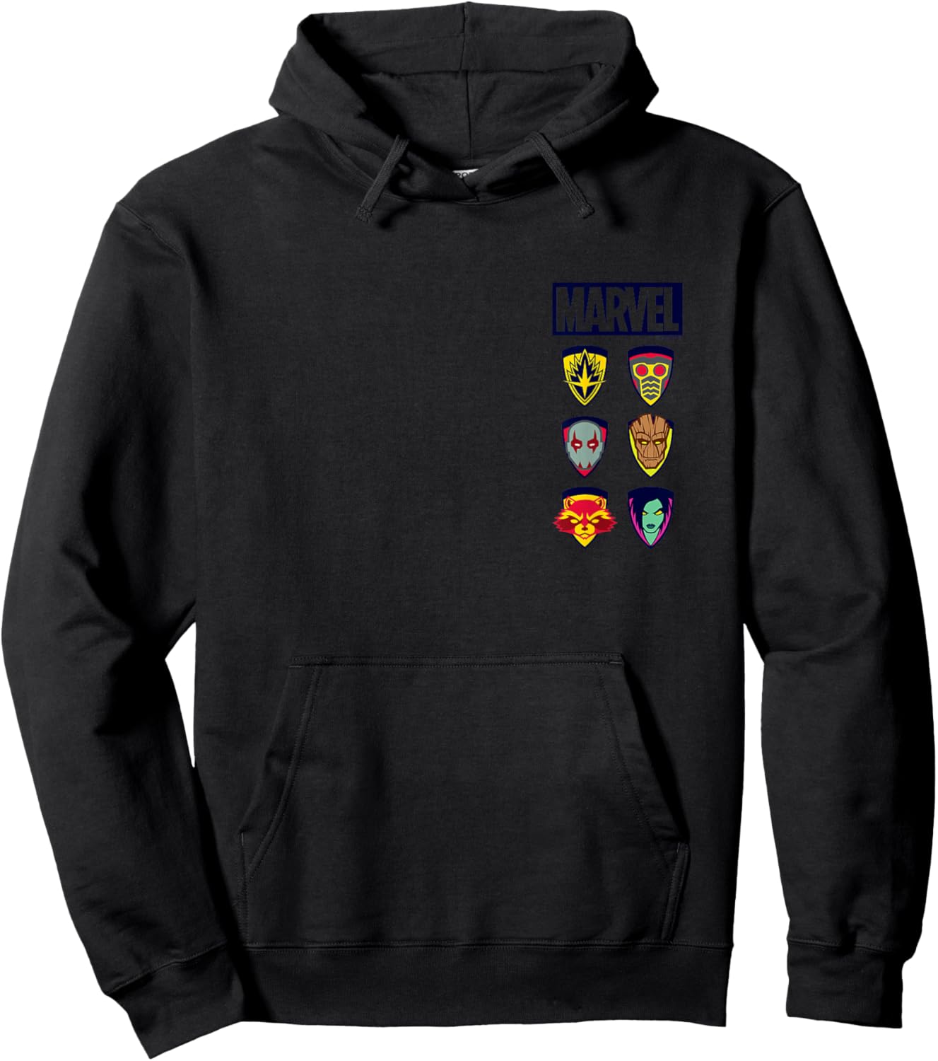 Guardians of The Galaxy - Stacked Icons Hoodie - Hoodie | Black