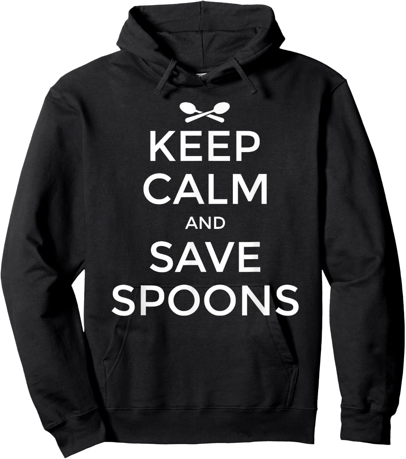 Keep Calm And Save Spoons - Autoimmune Disease Hoodie - Hoodie | Black