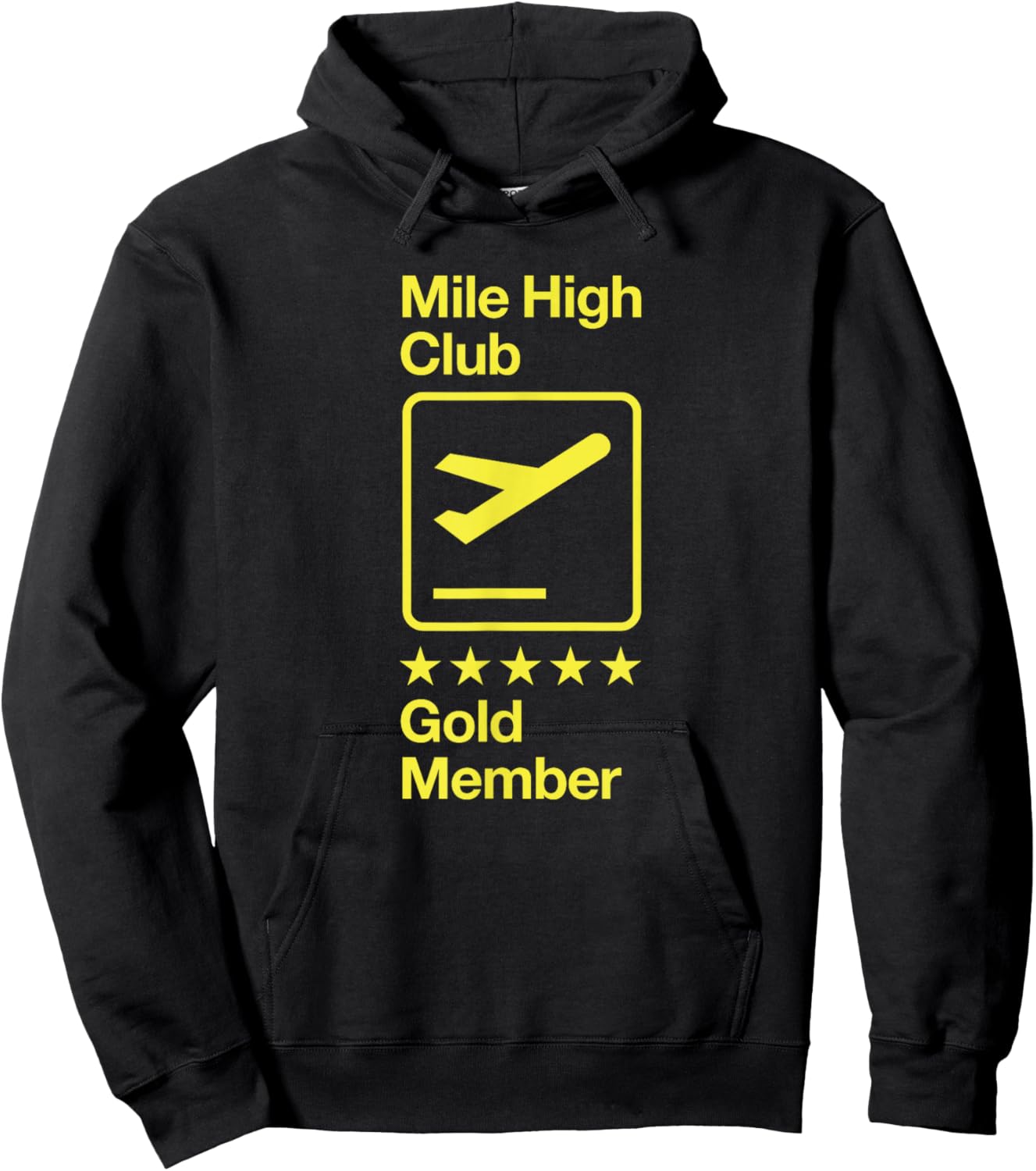 Mile High Club Gold Member Hoodie - Hoodie | Black