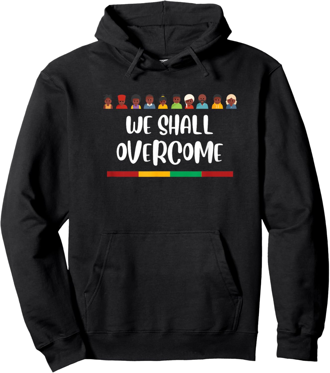 Black History We Shall Overcome Civil Rights Juneteenth Hoodie - Hoodie | Black