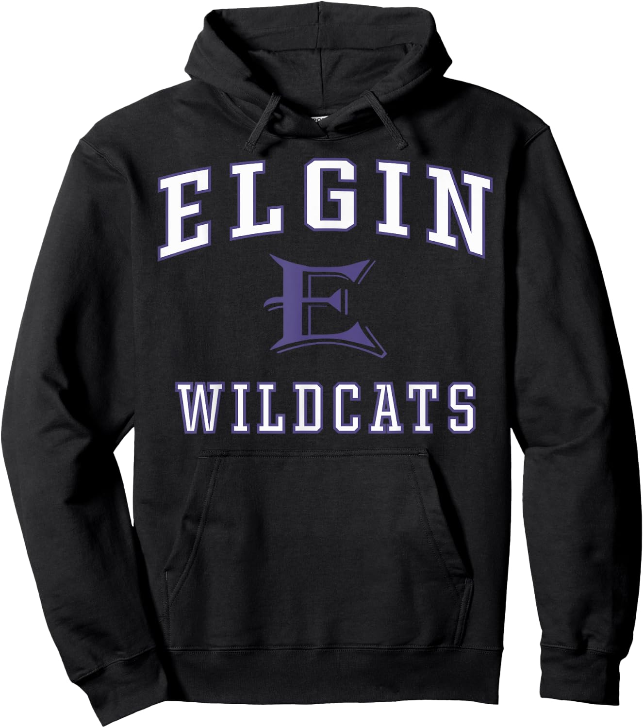 Elgin High School Wildcats C1 Hoodie - Hoodie | Black