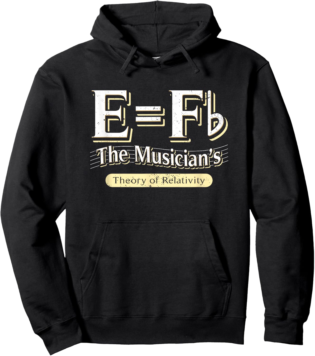 E=Fb Piano Player Teacher Humor Pianist Theory Of Relativity Hoodie - Hoodie | Black