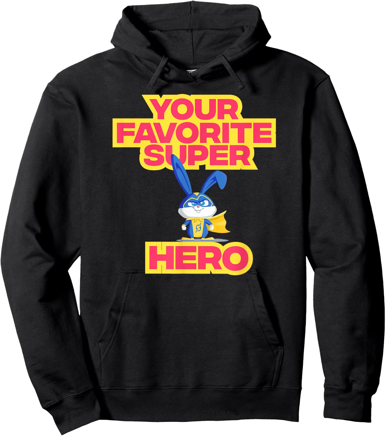 Pets 2 Snowball Your Favourite Superhero Hoodie - Hoodie | Black
