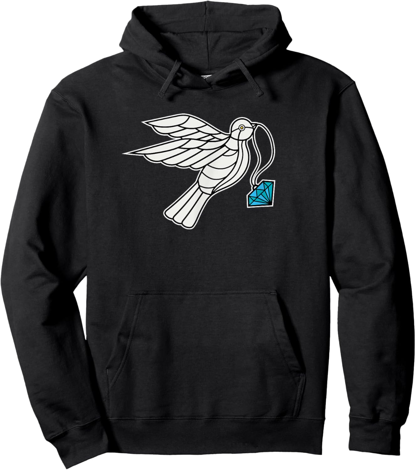 Diamond Doves Hoodie - Hoodie | Black