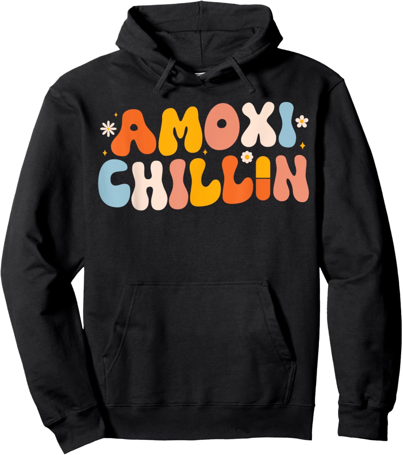 Amoxi-Chillin Funny Pharmacy Technician & Pharmacy Student Hoodie - Hoodie | Black