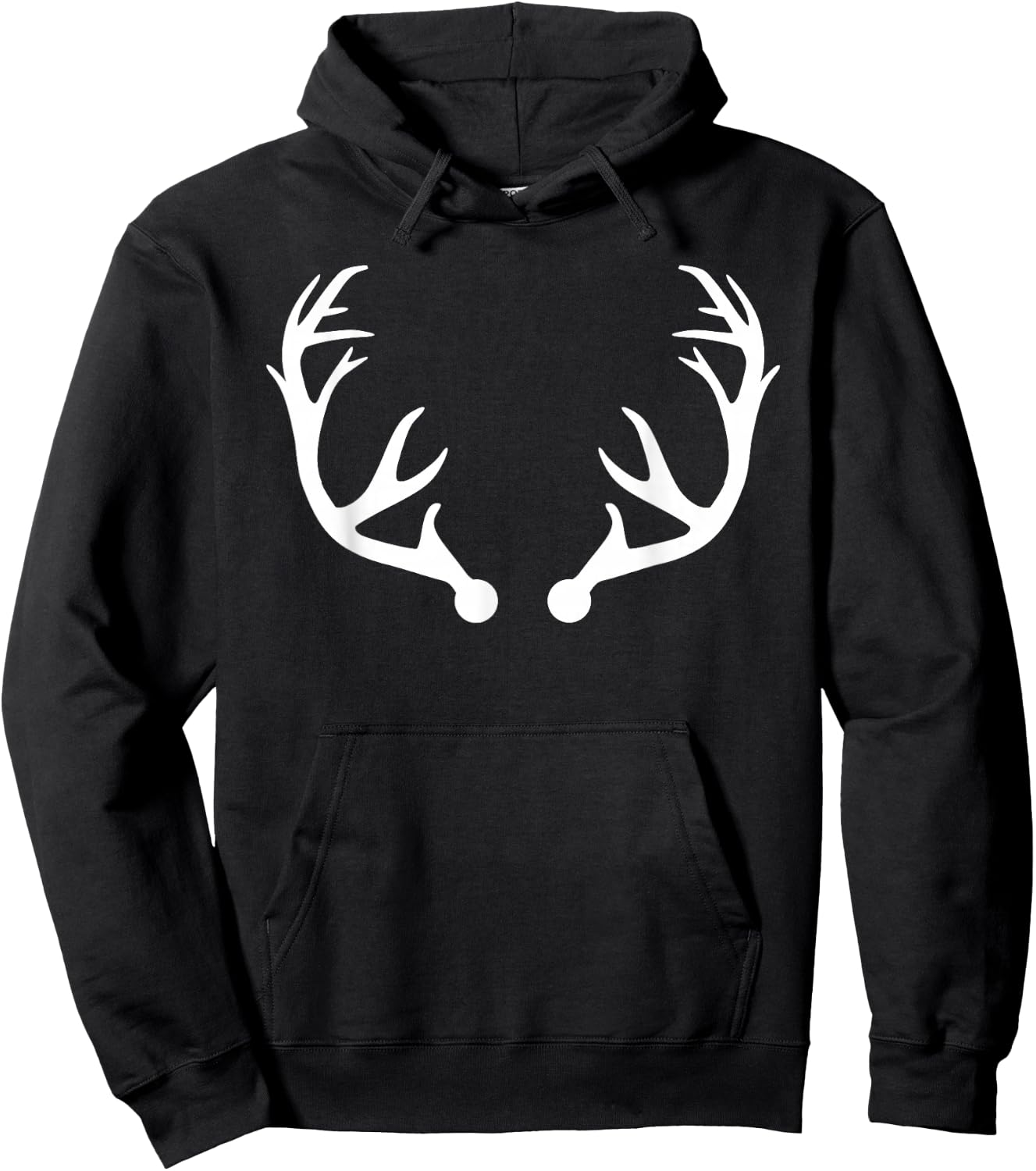 Deer antlers Hoodie - Hoodie | Black