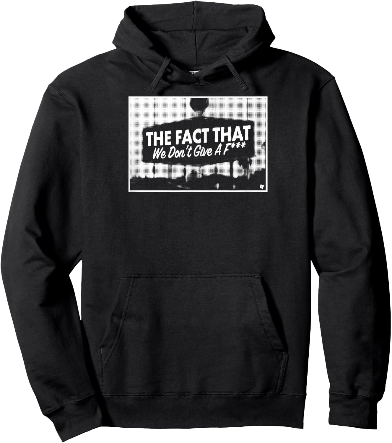 The Fact that We Don't Give a F--- Los Angeles Baseball Hoodie - Hoodie | Black