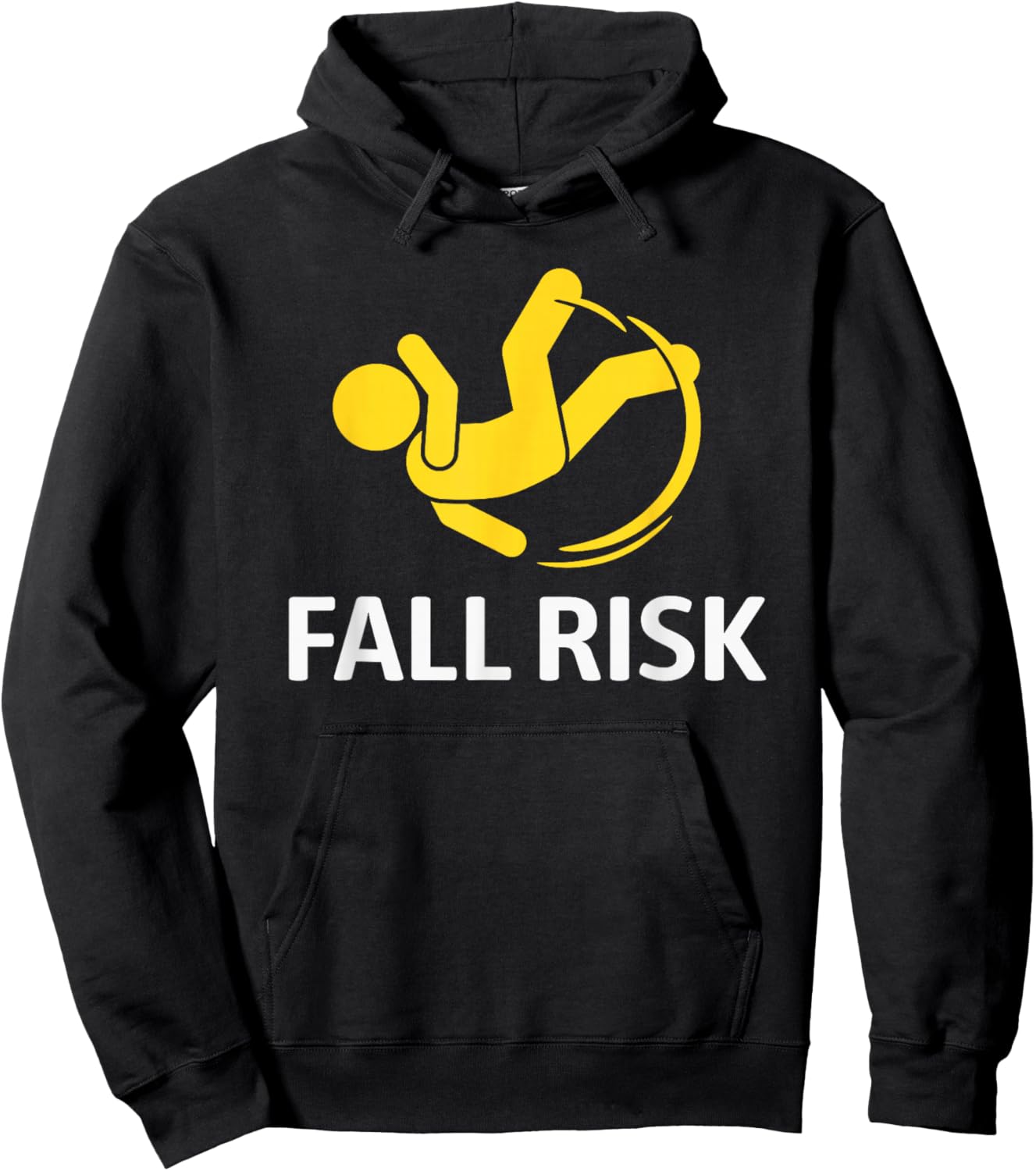 Fall Risk Balance Issues Funny Fall Risk Hoodie - Hoodie | Black