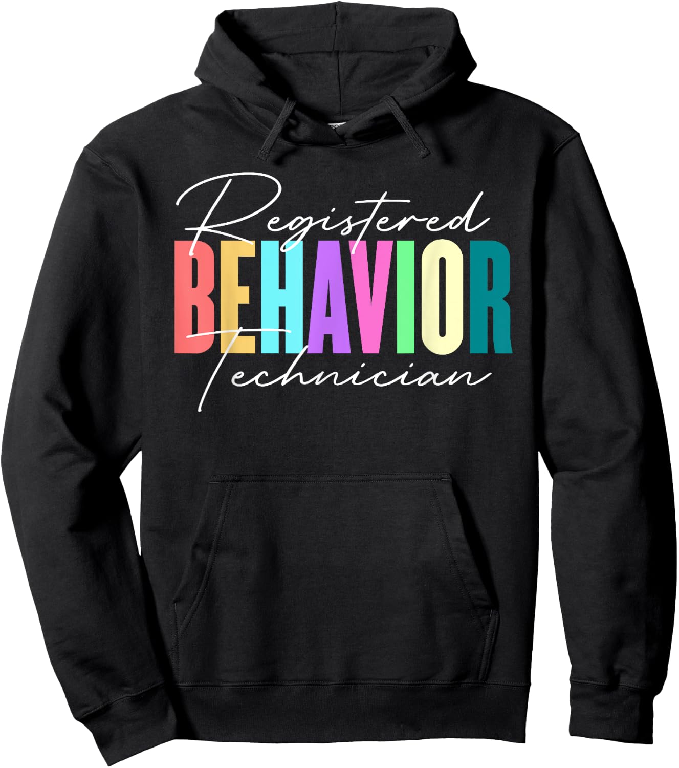Registered Behavior Technician RBT Behavioral ABA Therapist Hoodie - Hoodie | Black