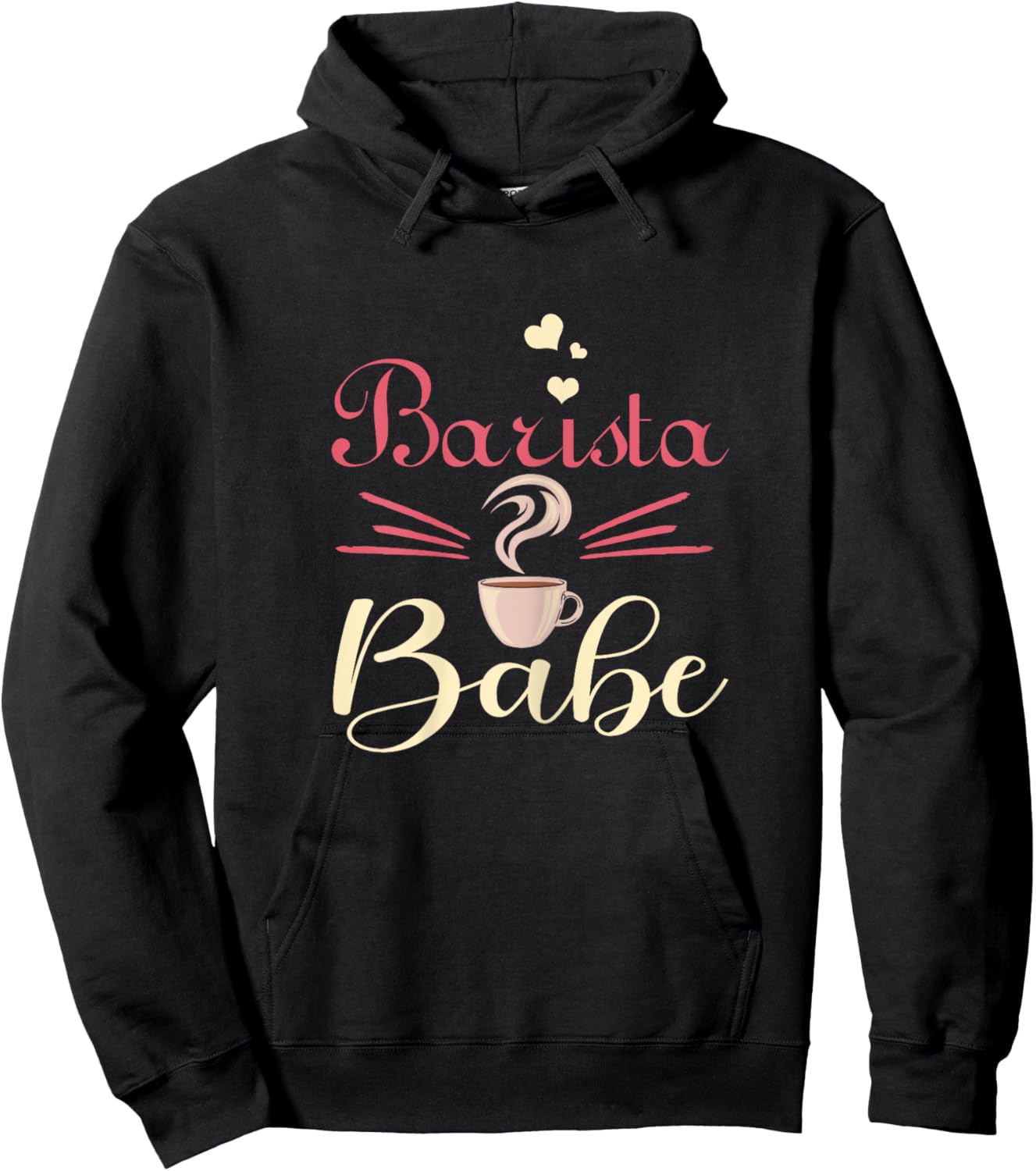 Barista Babe Coffemaker Coffee Lover Barista Gift Hoodie - Hoodie | Black