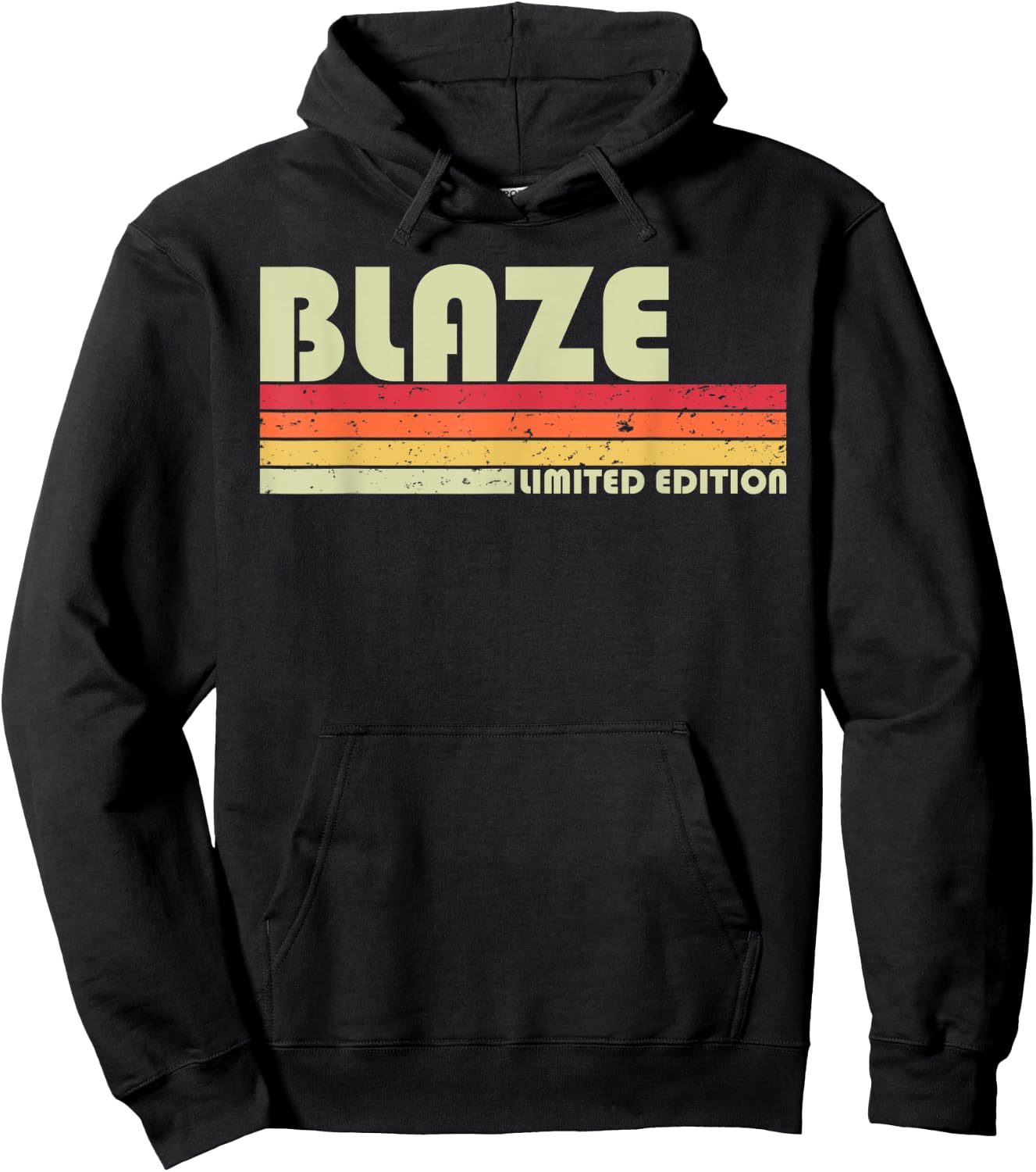BLAZE Gift Name Personalized Funny Retro Vintage Birthday Hoodie - Hoodie | Black