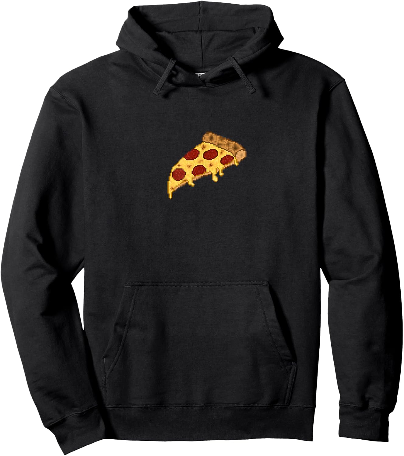 Pixel Pizza Hoodie - Hoodie | Black