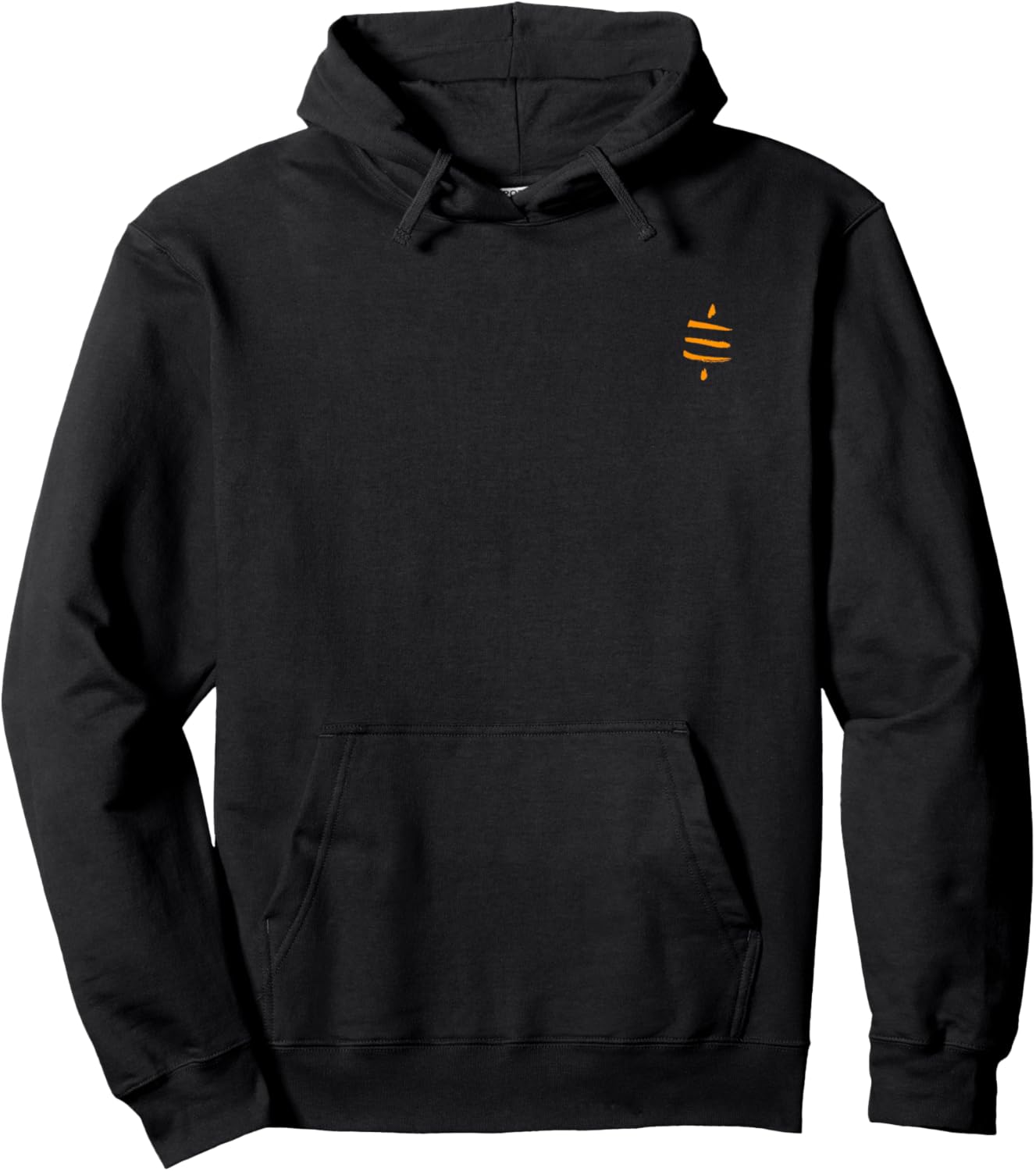 Bitcoin Satoshi Sats klein Symbol Logo dezent zurückhaltend Hoodie - Hoodie | Black