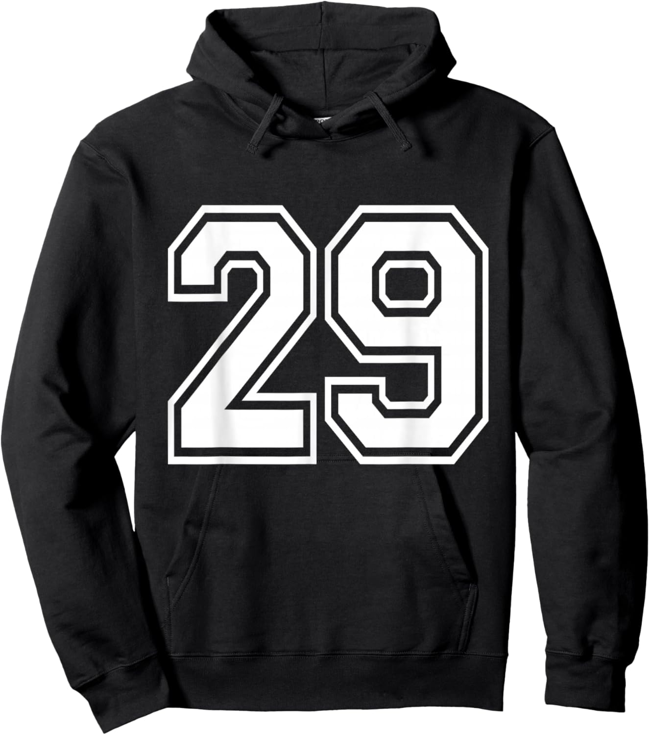 Number 29 Varsity Sports Team Jersey 29th Birthday 29 Years Hoodie - Hoodie | Black