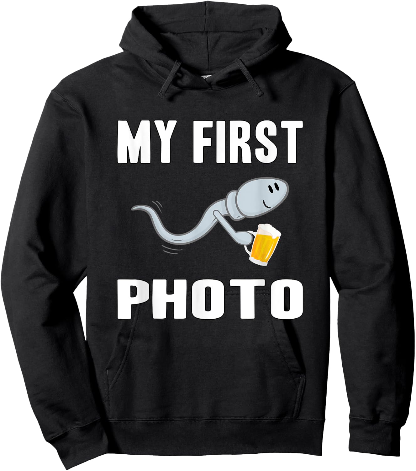 Beer Sperm Photo Hoodie - Hoodie | Black