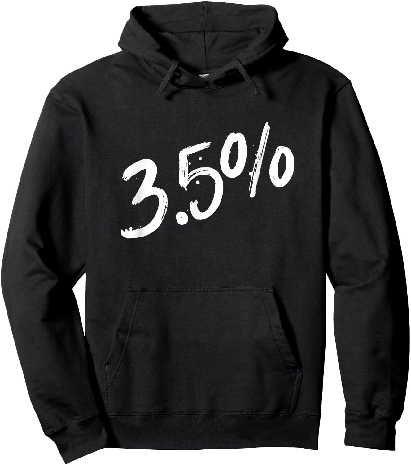 3.5% - Three Point Five Percent - Peaceful Protests Hoodie - Hoodie | Black